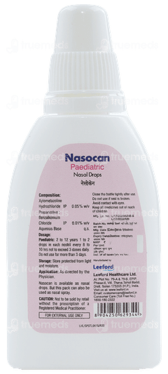 Nasocan Paediatric Nasal Drops 10Ml